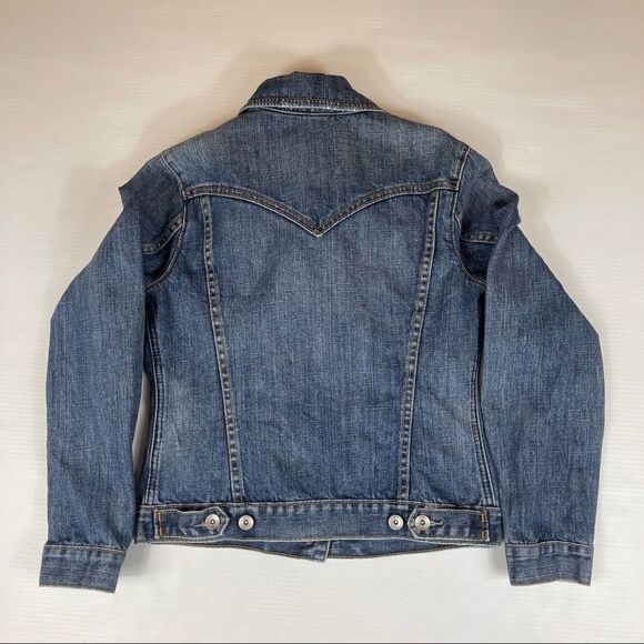 Gap 1969 Limited Edition Distressed Denim Jacket Women's Size Small - Picture 2 of 10